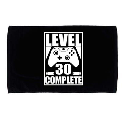 Level 30 Complete Video Gamer 30th Birthday Microfiber Hand Towel