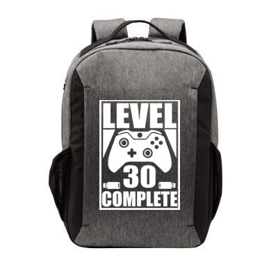 Level 30 Complete Video Gamer 30th Birthday Vector Backpack