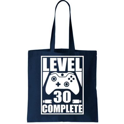 Level 30 Complete Video Gamer 30th Birthday Tote Bag