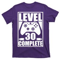 Level 30 Complete Video Gamer 30th Birthday T-Shirt