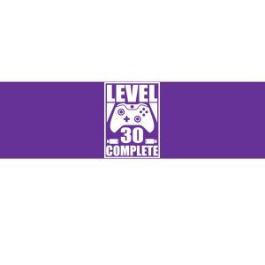 Level 30 Complete Video Gamer 30th Birthday Bumper Sticker