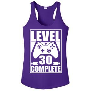 Level 30 Complete Video Gamer 30th Birthday Ladies PosiCharge Competitor Racerback Tank