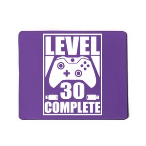 Level 30 Complete Video Gamer 30th Birthday Mousepad