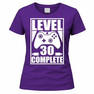 Level 30 Complete Video Gamer 30th Birthday Women's T-Shirt