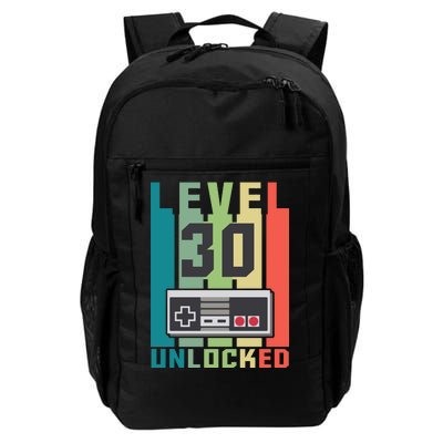 Level 30 Unlocked Funny Retro Gamer Birthday Daily Commute Backpack