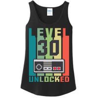 Level 30 Unlocked Funny Retro Gamer Birthday Ladies Essential Tank