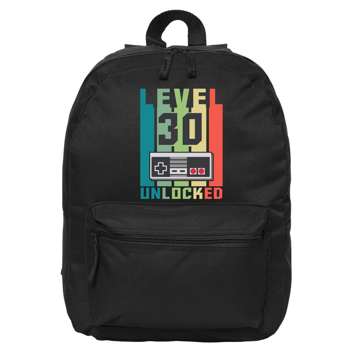 Level 30 Unlocked Funny Retro Gamer Birthday 16 in Basic Backpack