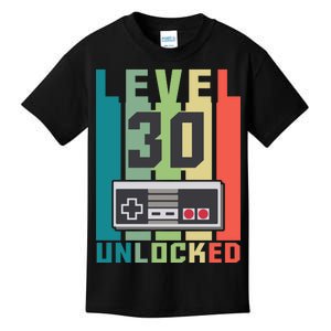 Level 30 Unlocked Funny Retro Gamer Birthday Kids T-Shirt