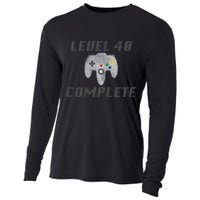 Level 40 Complete 40th Birthday Cooling Performance Long Sleeve Crew