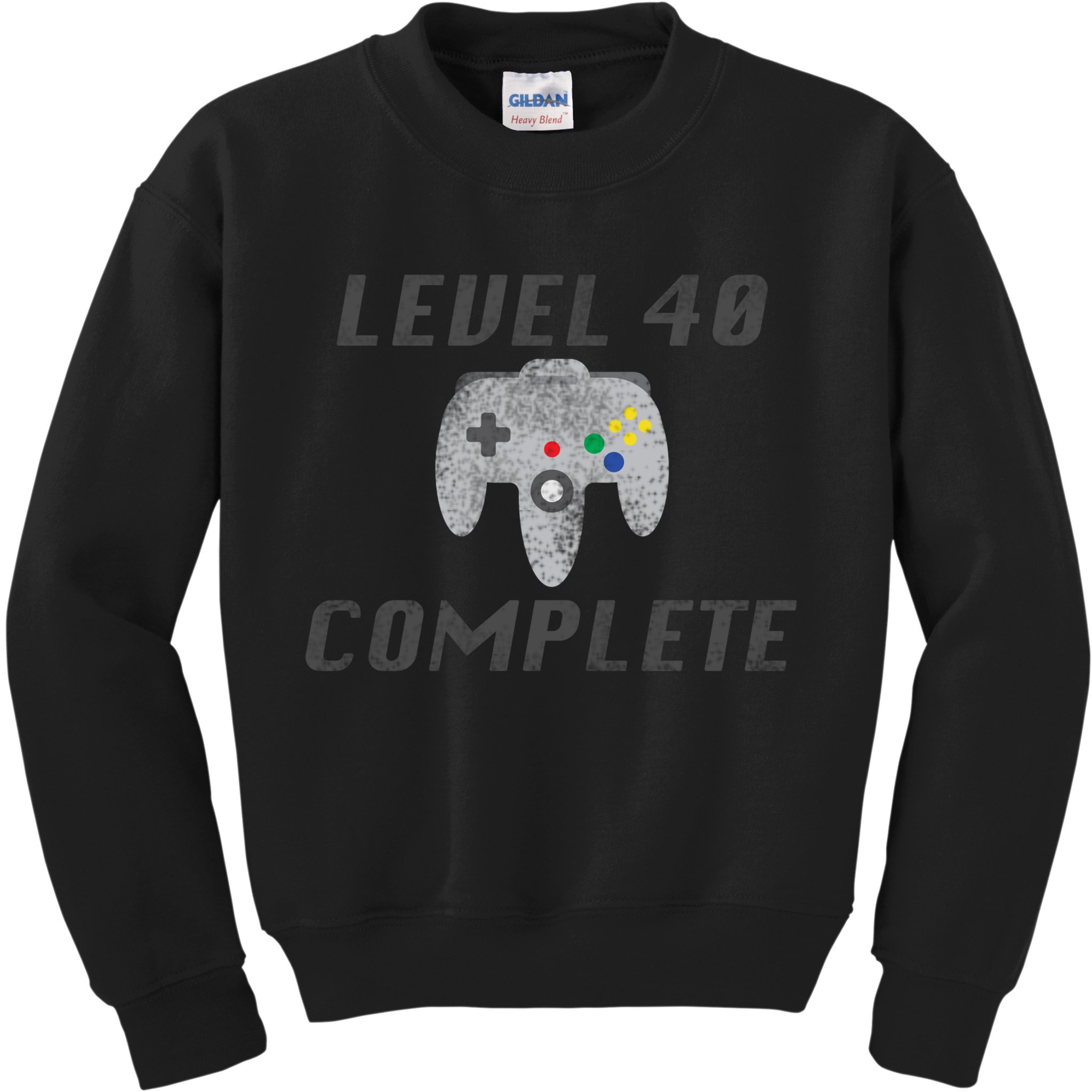 Level 40 Complete 40th Birthday Kids Sweatshirt