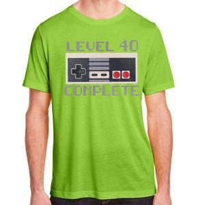 Level 40 Complete Retro Gamer 40th Birthday Adult ChromaSoft Performance T-Shirt