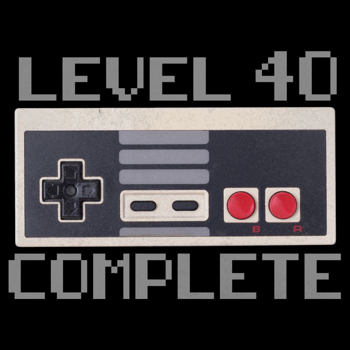 Level 40 Complete Retro Gamer 40th Birthday Impact Tech Backpack