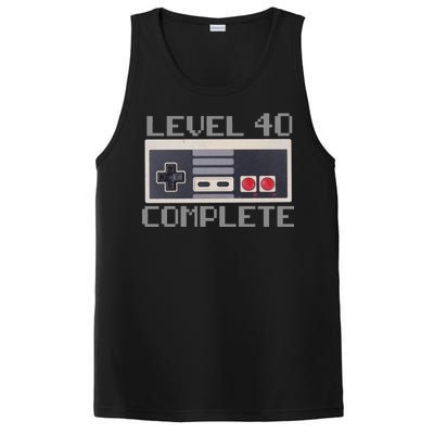 Level 40 Complete Retro Gamer 40th Birthday PosiCharge Competitor Tank