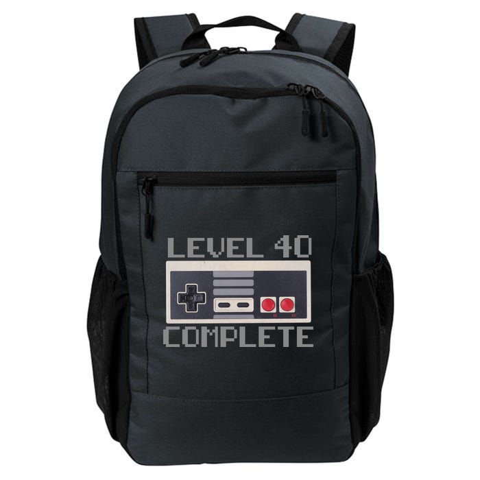 Level 40 Complete Retro Gamer 40th Birthday Backpack