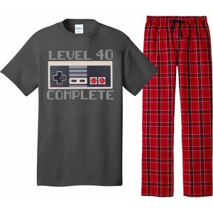 Level 40 Complete Retro Gamer 40th Birthday Pajama Set