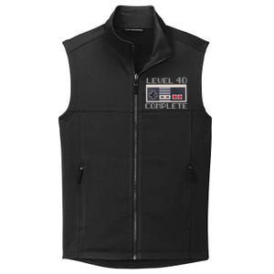 Level 40 Complete Retro Gamer 40th Birthday Collective Smooth Fleece Vest