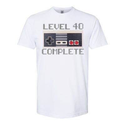 Level 40 Complete Retro Gamer 40th Birthday Softstyle® CVC T-Shirt