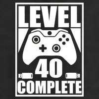 Level 40 Complete Video Gamer 40th Birthday 11oz C Handle Ceramic Mug