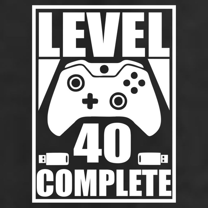 Level 40 Complete Video Gamer 40th Birthday 11oz C Handle Ceramic Mug