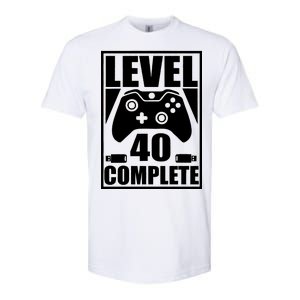 Level 40 Complete Video Gamer 40th Birthday Softstyle CVC T-Shirt