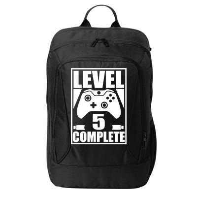 Level 5 Complete Video Gamer 5th Birthday City Backpack