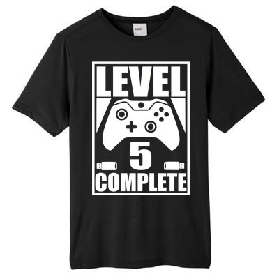 Level 5 Complete Video Gamer 5th Birthday Tall Fusion ChromaSoft Performance T-Shirt