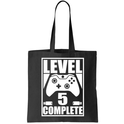 Level 5 Complete Video Gamer 5th Birthday Bag