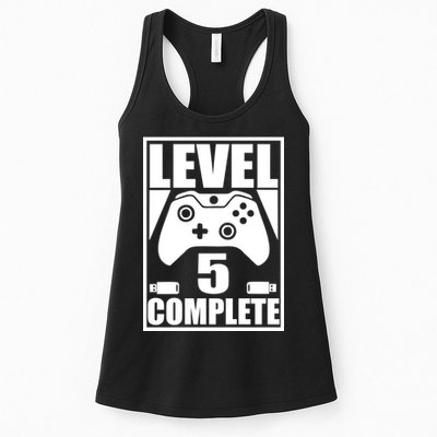 Level 5 Complete Video Gamer 5th Birthday Womens Tank Top