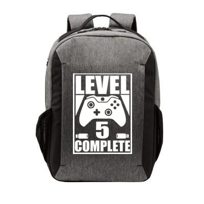 Level 5 Complete Video Gamer 5th Birthday Vector Backpack