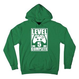 Level 5 Complete Video Gamer 5th Birthday Hoodie