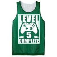 Level 5 Complete Video Gamer 5th Birthday Mesh Reversible Basketball Jersey Tank