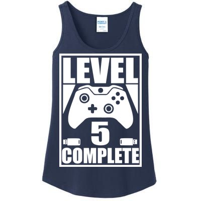 Level 5 Complete Video Gamer 5th Birthday Ladies Essential Tank