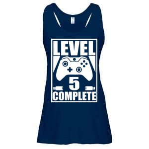 Level 5 Complete Video Gamer 5th Birthday Ladies Essential Flowy Tank