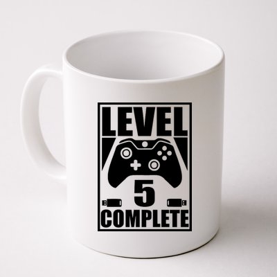 Level 5 Complete Video Gamer 5th Birthday Coffee Mug