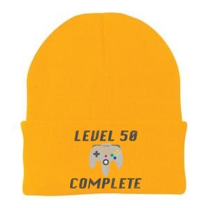 Level 50 Complete 50th Birthday Knit Cap Winter Beanie