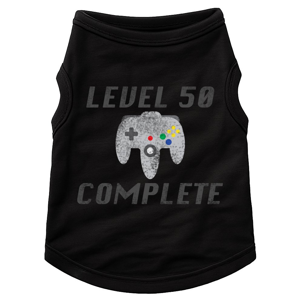 Level 50 Complete 50th Birthday Doggie Tank