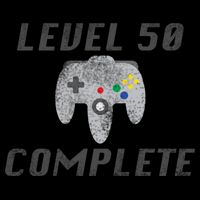 Level 50 Complete 50th Birthday Cooling Performance Crew T-Shirt