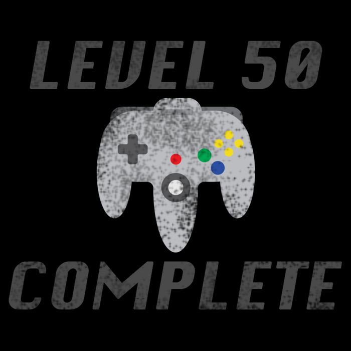Level 50 Complete 50th Birthday Tall T-Shirt