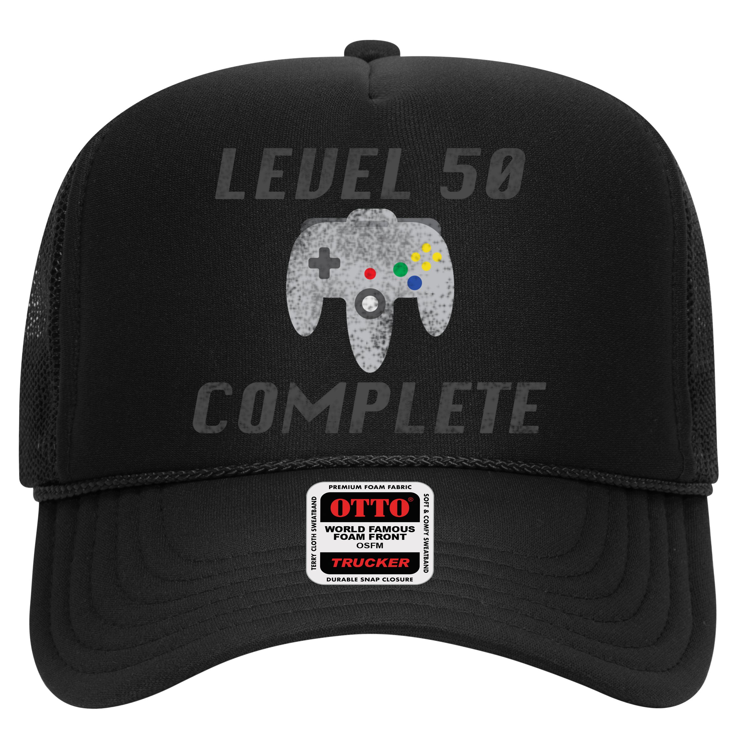 Level 50 Complete 50th Birthday Hat