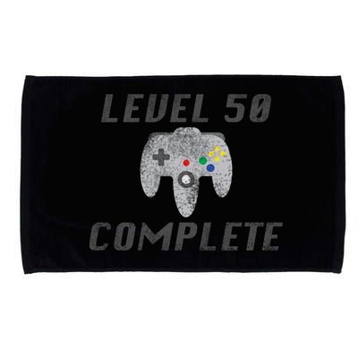 Level 50 Complete 50th Birthday Microfiber Hand Towel