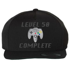 Level 50 Complete 50th Birthday Wool Snapback Cap