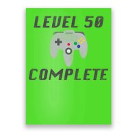 Level 50 Complete 50th Birthday Poster