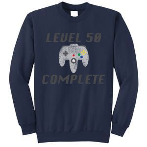 Level 50 Complete 50th Birthday Sweatshirt