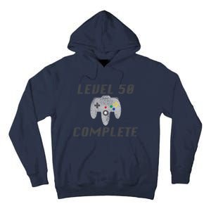 Level 50 Complete 50th Birthday Tall Hoodie