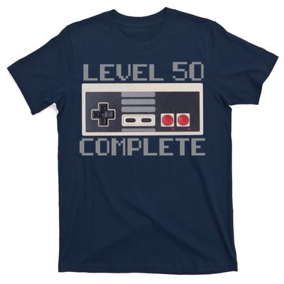 Level 50 Complete Retro Gamer 50th Birthday T-Shirt