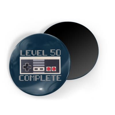 Level 50 Complete Retro Gamer 50th Birthday Magnet