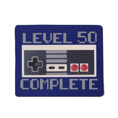 Level 50 Complete Retro Gamer 50th Birthday Mousepad