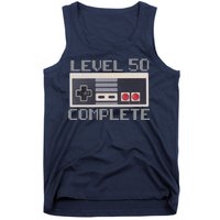 Level 50 Complete Retro Gamer 50th Birthday Tank Top