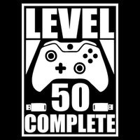 Level 50 Complete Video Gamer 50th Birthday T-Shirt