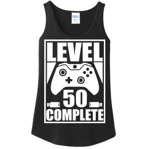 Level 50 Complete Video Gamer 50th Birthday Ladies Essential Tank